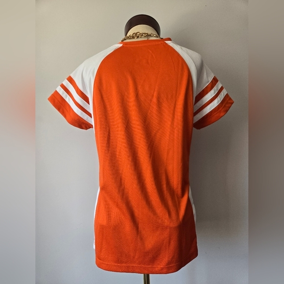 DENVER BRONCOS NFL Short Sleeve Jersey With Lace Up Neckline. Size Large - Picture 6 of 9